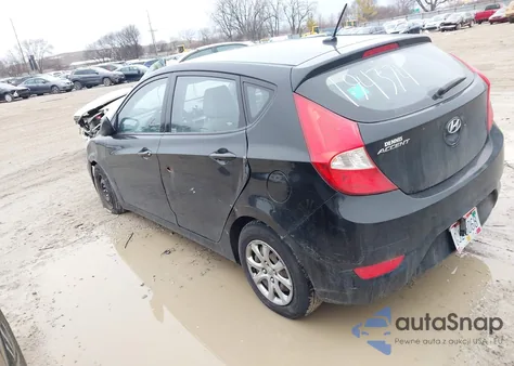 2014 Hyundai Accent Gs z USA, uszkodzony, nr VIN KMHCT5AE0EU194374
